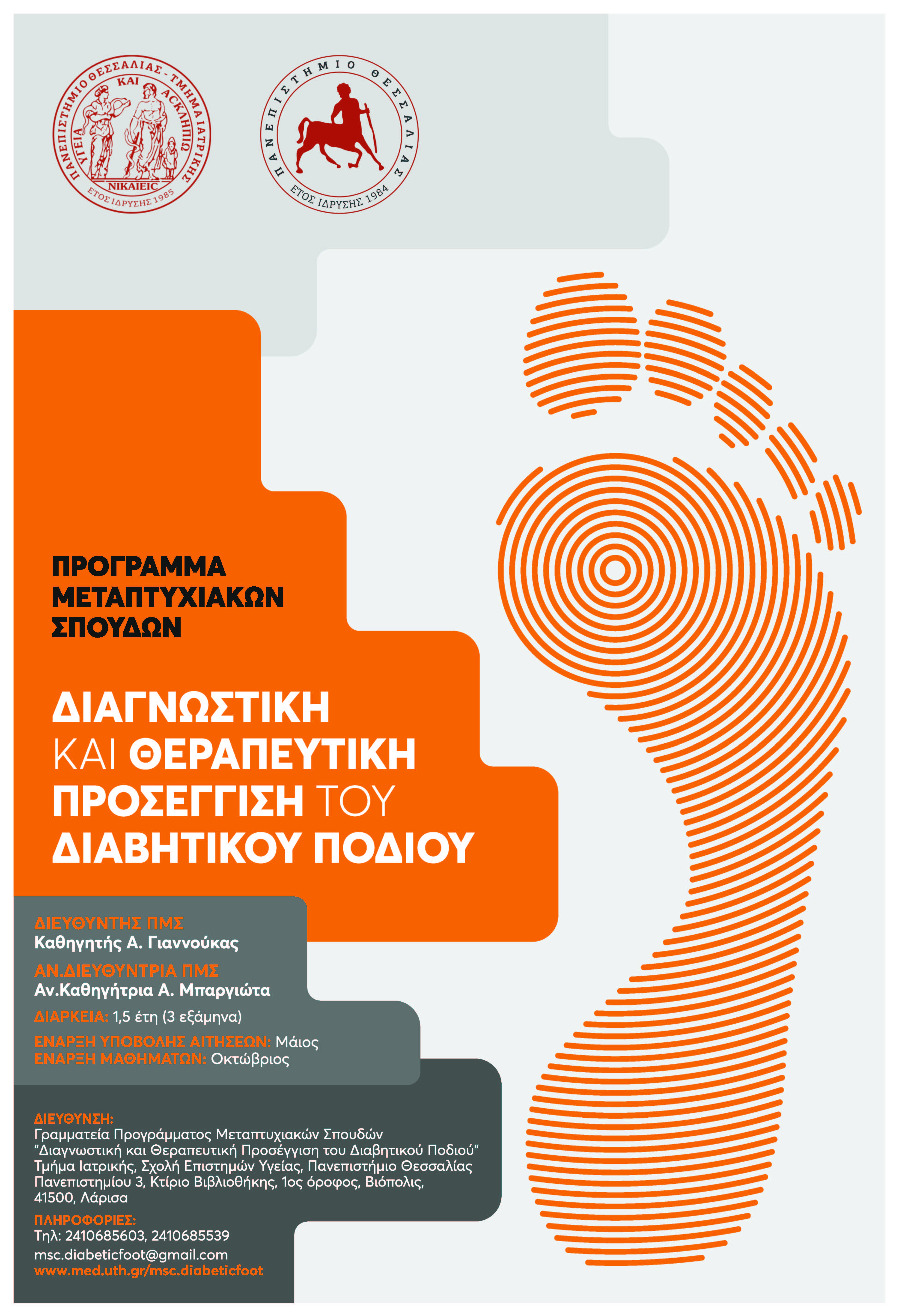 POSTER ΠΜΣ ΔΙΑΒΗΤΙΚΟΥ ΠΟΔΙΟΥ 2022